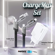 Remax Cable 2 in 2 (RC-C189) - สายชาร์จ 4 หัว USB / Type-C / L ชาร์จเร็ว 65W