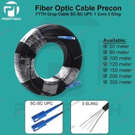 Cable FO Fiber Optic SC-SC Single mode 1 Core 150m 200m 250m Outdoor Netline