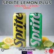 Sprite Lime Lemon/ Lemon Plus (Lemon+) Zero Sugar Can 320ml Assorted