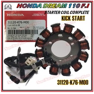 HONDA EX5 DREAM110 F.I [Kick Start] HONDA Starter Coil Complete / Fuel Coil - [31120-K76-M00]