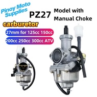 ATV Motorcycle Carburetor PZ27 Manual Duct Type Carburetor 27mm Carburetor CG125 125cc 150cc 200cc 2