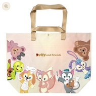 Hong Kong Disneyland Duffy and Friends Shopping Bag Full Team Embroidery and Handle.