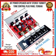 Kit Power Speaker Aktif Stereo 150 Watt + Tone Control + Panel Terbaik