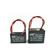 Fan Capasitor kapasitor kipas siling Motor Fan Capacitor CBB61 1/1.2/1.5/1.8/2uf 2.5/3uf 3.5uf 4uf 4