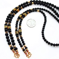New six-character mantra Buddha chain black code b New Style six-character mantra Amulet chain black