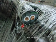 THAI YAZAKI สายไฟไว้ฝังดิน NYY 2x16 Sqmm ตัดยาว 50 เมตร หรือเลือกความยาวได้ครับ