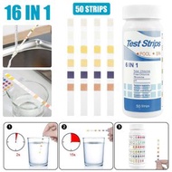 [50條裝] 水質測試紙 餘氯 PH值 鹼度硬度測試條 測試條 游泳池測試紙