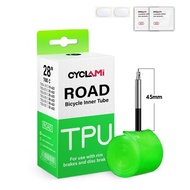 TPU Material 45 mm Length French Valve 30g Ultralight Bike Inner Tube 700C 18- 32c Road MTB Bicycle 
