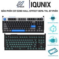 IQUNIX EZ80 Hall Effect 80% TKL 87 Keys Mechanical Gaming Keyboard | Rapid Trigger 0.005mm | 8000Hz 