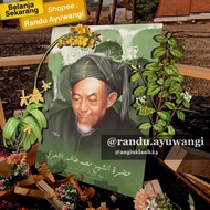 Hiasan Dinding, Pajangan Dinding, Lukisan KH. Hasyim Asy’Ari di Papan MDF (30x40 cm dan 20x30 cm) Po
