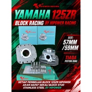 Yamaha 125 125z 125zr y125 y125z y125zr racing block blok 57mm 59mm hipower hi power hi-power