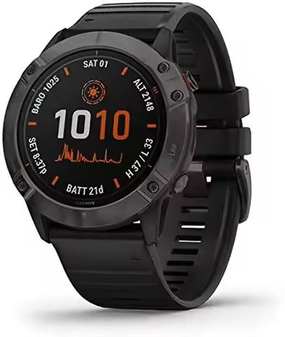 100% BEST DEAL SALES: NEW GARMIN Fenix 6X/6S Pro Solar Edition Sapphire - Multisport GPS Watch