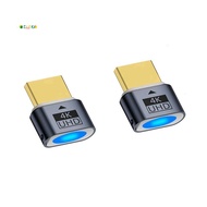 2Pcs -Compatible Dummy Plug 4K HDR Virtual Monitor EDID Headless Ghost Emulator Support 4k 60Hz 1080
