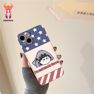 IPHONE CASE square edge BVC iam extremrly fierce ip 7 8 Plus 6 6s Plus 11 13 12 14 Pro MAX XR X XS M