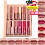 Lipstick waterproof tahan lama liptint lipmatte lip gloss viral口红 化妆品 lip matte lipstick set box lip