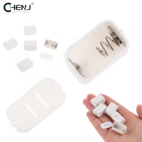 5pc L1154F AG13 LR44 Mini Battery Case Battery Storage Box Compartment Portable Lightweight Battery 