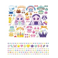 [Catch Teenieping] Princess Catch Teenieping Jewel Deco Dress-up Stickers_From Korea