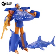 Toys Dolphin/Shark Shape Educational Plastic Robot Whale Model Toy for Kids