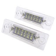 12V 18 LED Car LED License Number Plate Lights Lamp No Error for VW Touran Golf Caddy Jetta MK5 T5 Passat Cimousint