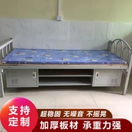 ST/💚Factory Supply Single-Layer Metal-Frame Bed School Factory Dormitory Double Iron Bed Staff Single Single Layer Iron