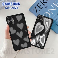 Latest Samsung A05 2023 Softcase Love Motif [MS09]