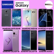 Samsung Galaxy Note 8, Note Edge S6edge, S7 edge , S8 & S9 (japan & USA) original secondhand