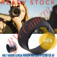Hood HB-7 HB7 Lens Nikon AF 80-200mm 80-200 f2.8 F 2.8 ED Nikkor