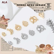 ❤️ALA Jewelry Making Accessories❤️Color Retention 14K Gold Croissant Bread Love Bag Cheese Donut Cak