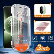 3 in 1 Oneplus 15R Tempered Glass Film for Oneplus 15 13 11 Nord 5 Ace 6 6T 13s 13T 13R 12R Easy to 