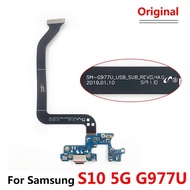 ZYPartsUSB Fast Charging Board Flex Cable For Samsung Galaxy S10 5G G977B G977N G977U Lite Dock Conn