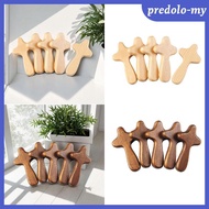 Serenable 5 Wooden Prayer Crosses for Carrying Around, Pocket Crosses, Pendants for Colleagues, Smal