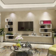 Perabot TV rak dinding berkualiti tinggi kabinet dinding yang dilekatkan pada dinding dinding latar 