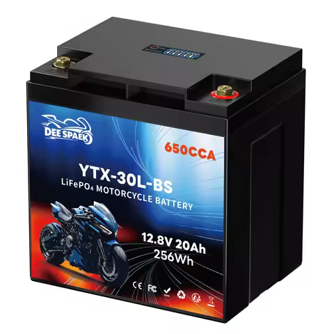 30L-BS 12V Motorcycle Starter Battery LiFePO4 Battery Lithium iron Battery 3.5-20Ah CCA 250-650A Bui