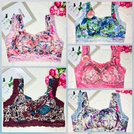 34A/34B/34C/75A/75B/75C/M AMARSEX FLORAL SLEEPING BRA - NON-WIRED