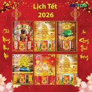 30+ Wooden Wall Calendar Models 2026 – High Quality 3D Mirror Laminate Calendar, With CALENDAR CNY 2