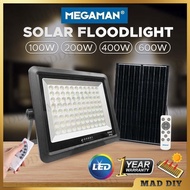 <SOLAR> MEGAMAN 100W 200W 400W 600W SOLAR LED FLOODLIGHT IP65 OUTDOOR SOLAR POWER LED FLOODLIGHT