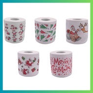 5 Styles Santa Claus Paper Roll Tissue Paper Towels Christmas Decorations Xmas Santa Office Room Toi
