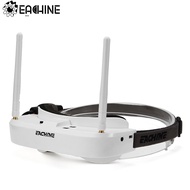 Eachine EV100 5.8G 72CH FPV Goggles With Dual Antennas Fan 7.4V 1000mAh Battery