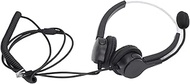 Call Center Headset - Adjustable Wired Noise Cancelling Headphone for Customer Service with Ergonomi