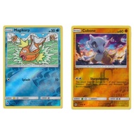 English Pokemon Card Magikarp - 15/68 /Cubone - 37/68  - Common Reverse Holo Hidden Fates Singles