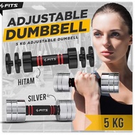 SFIDN FITS Adjustable Dumbbell 5kg | 10 kg Dumbell Barbell