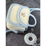 (Langsung Diproses) ransel wanita 2023 Desain ceruk baru tas donat ceri krim tas tangan tas pelana t