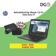 HP ZBook 15 G2, Intel Core i7-4th Gen CPU,16GB RAM, 512GB SSD,NVIDIA QUADRO K110M, 15 inch Display, 
