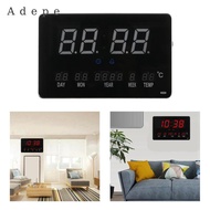 [Adepe] Large Led Display Desktop Digital Alarm Clock Bedside Clock Easy to Reads, Display Temperatu