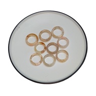 Sakura Agate Bangle Ring