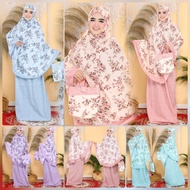Adult MUKENA AND KID ROSEMERRY RAYON HJM (SOLD SEPARATELY) REALPIC