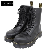 รองเท้าบูท Dr. Martens รุ่น BXB หัวเหล็ก 10 รู สำหรับผู้ชาย สีดำ ไซส์ 5 (UK) รหัส 8761 5 [มือสอง]