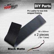 PU Leather Bow Limb 90x500mm – Kulit PU Pelbagai Pilihan Warna Untuk Kemasan Busur Tradisional DIY