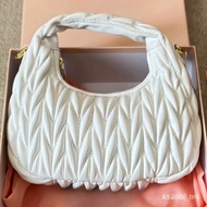 Brand Copy Products#g褶皺腋下包hobo月亮包包2024新款2024新款單肩包斜挎包女包B152男生包包精品側背包皮夾包後背包手 HNIQ