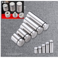 Advertising Signboard Screw Holder Stainless Steel Nail Glass Spacer Holder Wall Mount Standoff Scre